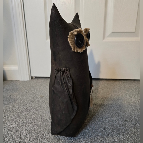 Primitive Handmade Home Decor Fall Halloween Owl - Picture 2 of 6